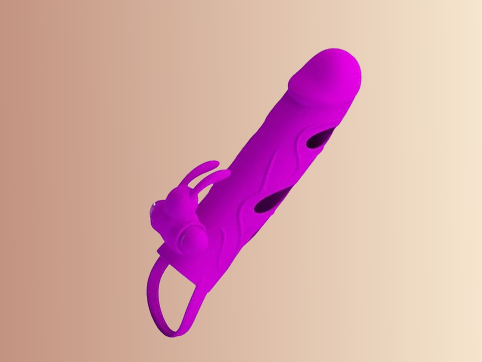 penishülle xl Dragondildo Vibrierende Penishülle – Fantasy Penishülle Verlängerung S –  Domlust main image 0