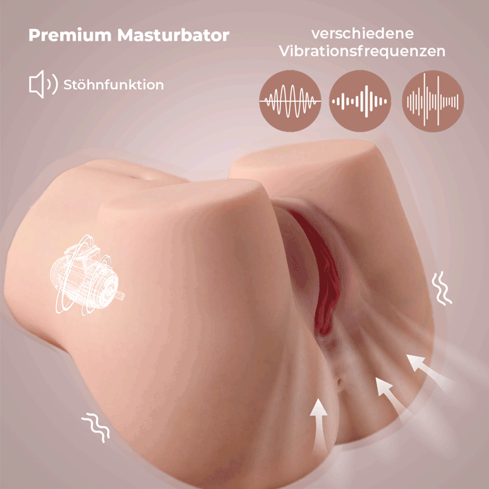 marielove Masturbator Torso Conny-Frederica Körper mit Vibration und Stöhnfunktion