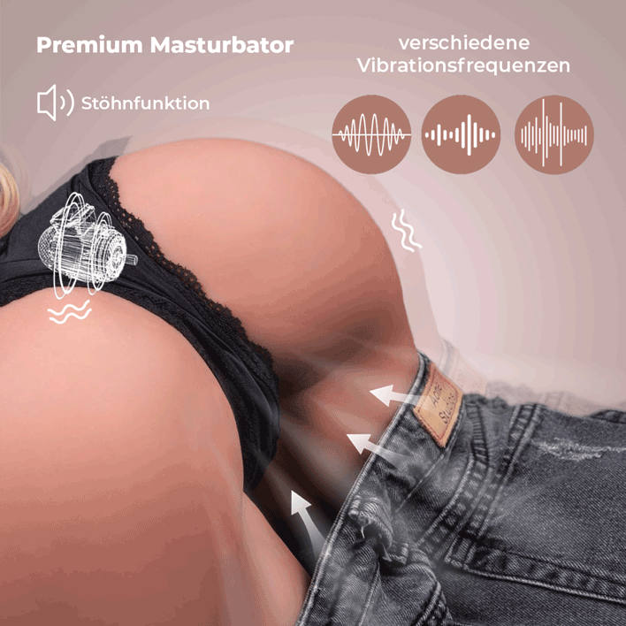 Masturbator Torso Christel-Edith Körper mit Vibration und Stöhnfunktion