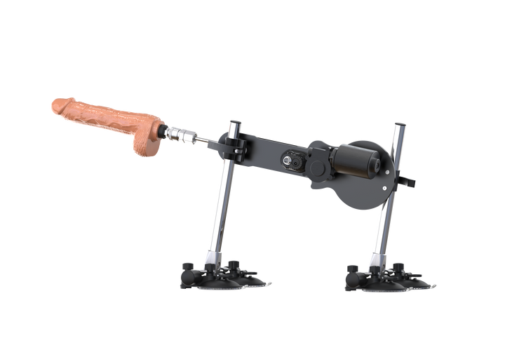 Sexspielzeug-Maschine mit Dildo-Aufsatz