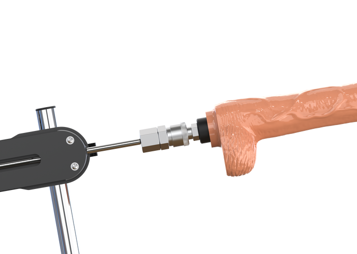 Sexspielzeug-Maschine mit Dildo-Aufsatz