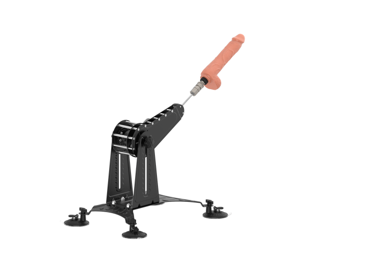 Sexspielzeug-Maschine mit Dildo-Aufsatz