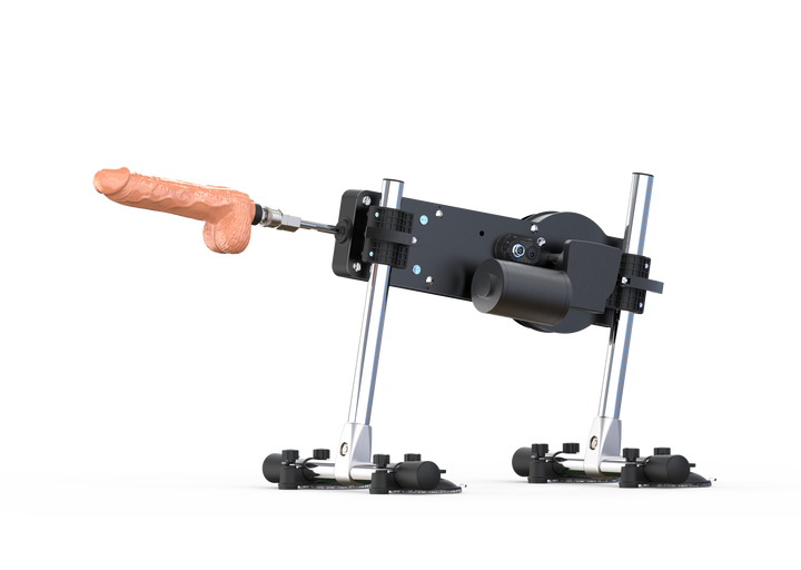 Sexspielzeug-Maschine mit Dildo-Aufsatz