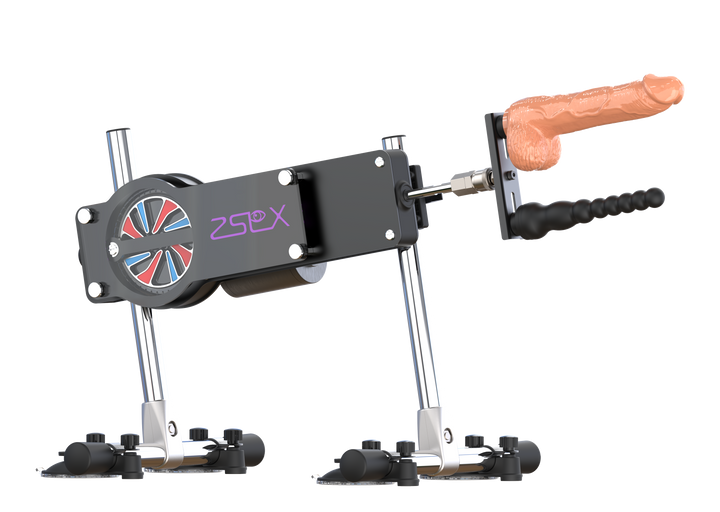 Sexmaschine mit Dildo und Plug