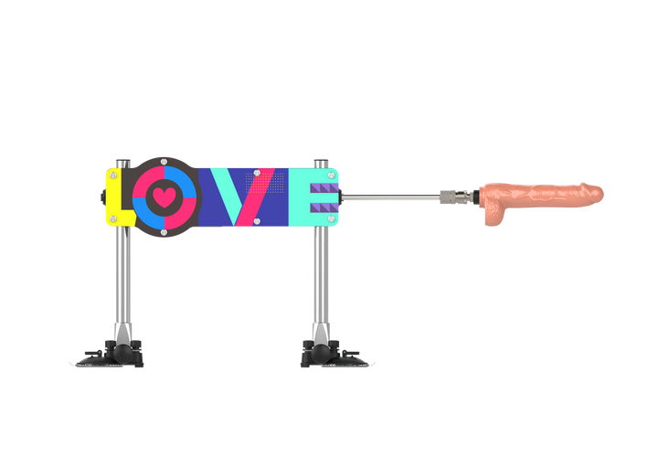 Sexmaschine mit Dildo und "LOVE"