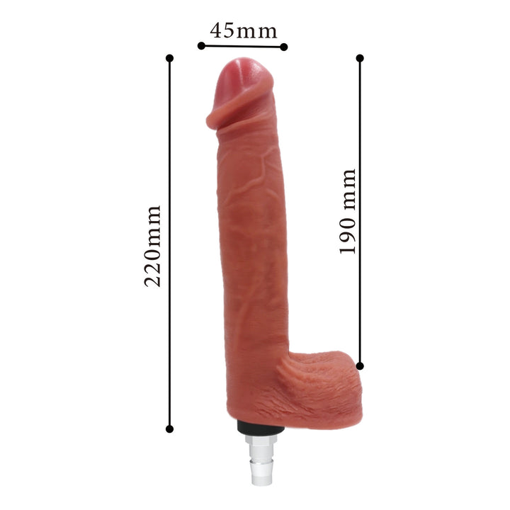 Realistische Dildo-Sexpuppe mit Maßen