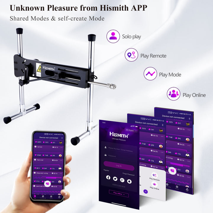 Sexmaschine mit App-Steuerung