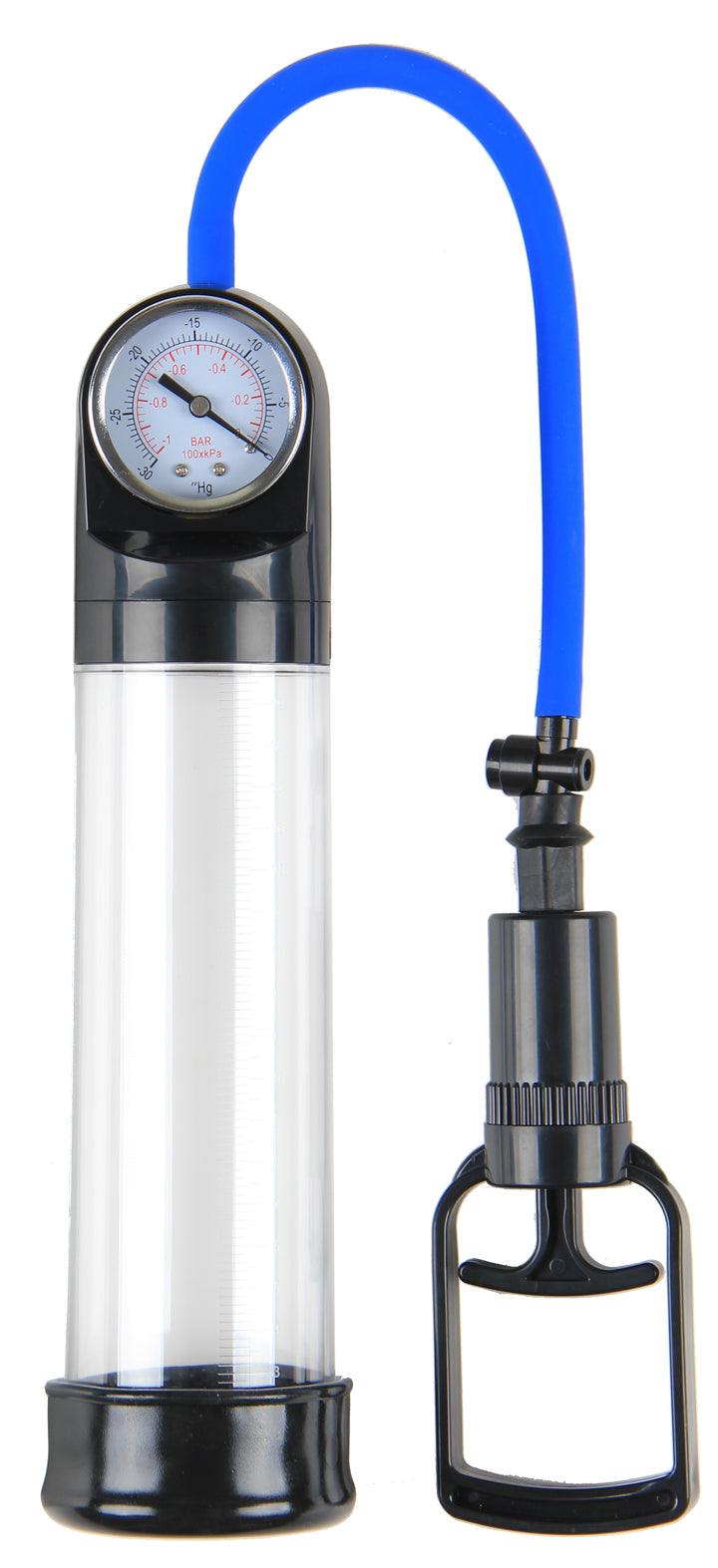 Penispumpe mit Manometer und Schlauch