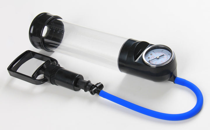 Penispumpe mit Druckanzeige und Schlauch
