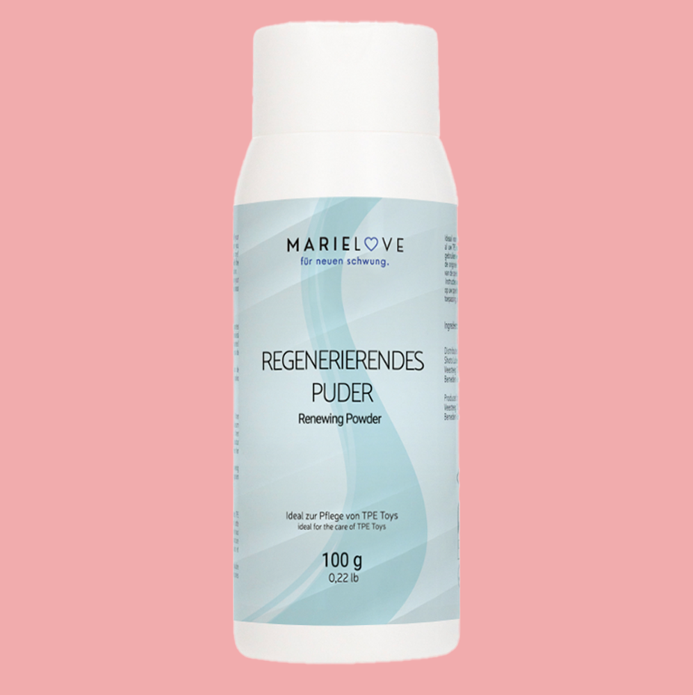 Flasche mit regenerierendem Puder.