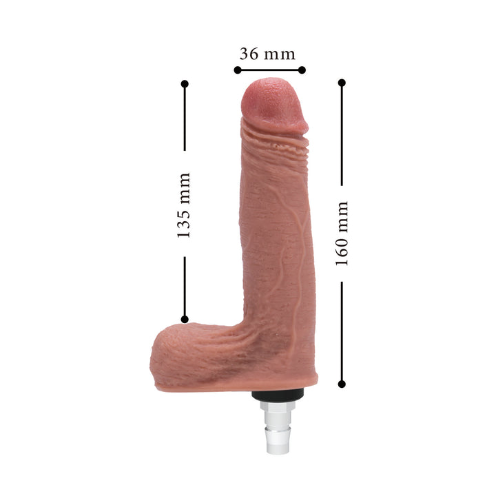 Sexpuppen-Zubehör: realistisch geformter Dildo