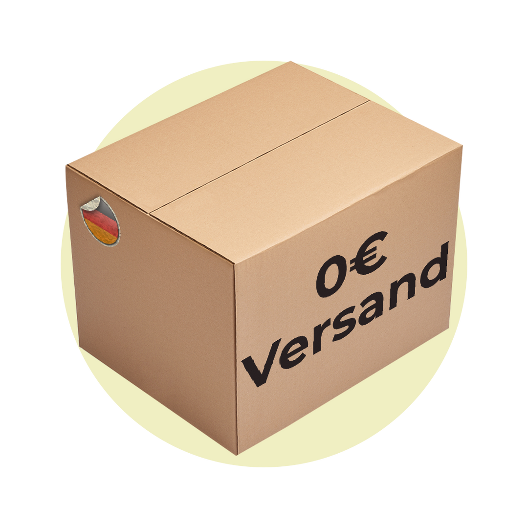 Karton mit Versandetikett