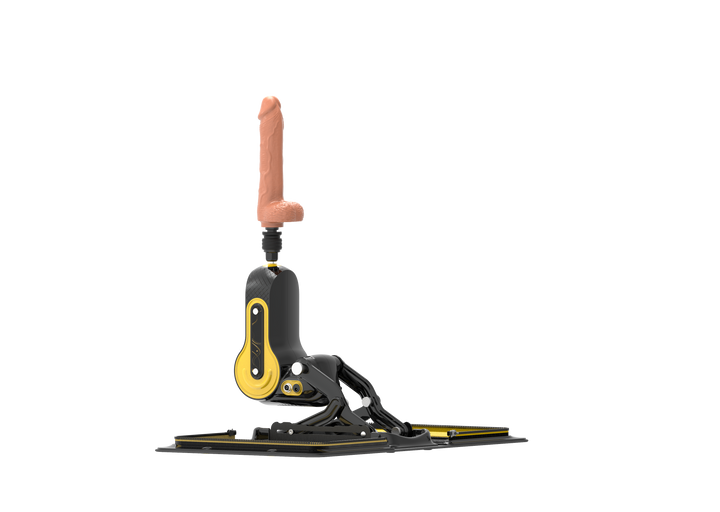 Sexspielzeug-Maschine mit Dildo-Aufsatz