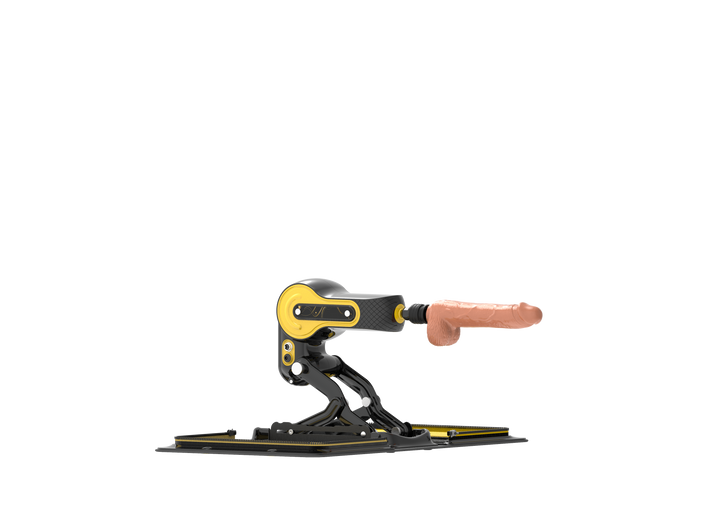 Sexspielzeug-Maschine mit Dildo-Aufsatz