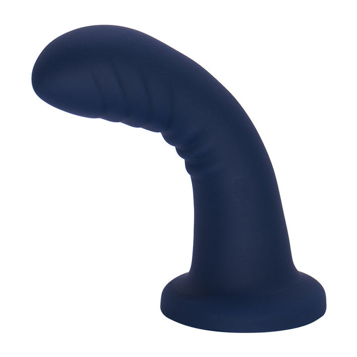 Dunkelblauer Dildo mit Saugnapf