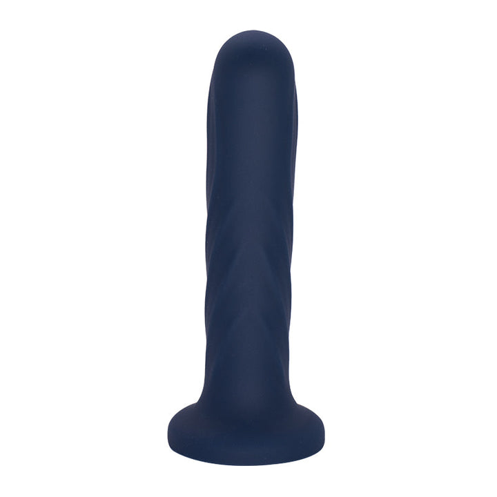 Dunkelblauer Dildo mit Saugnapf