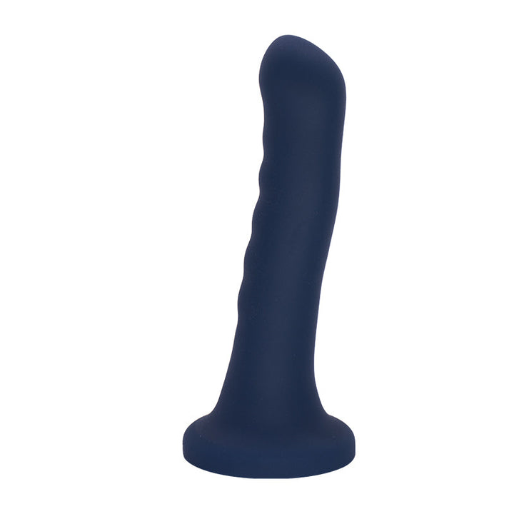 Blauer Dildo mit Saugnapf