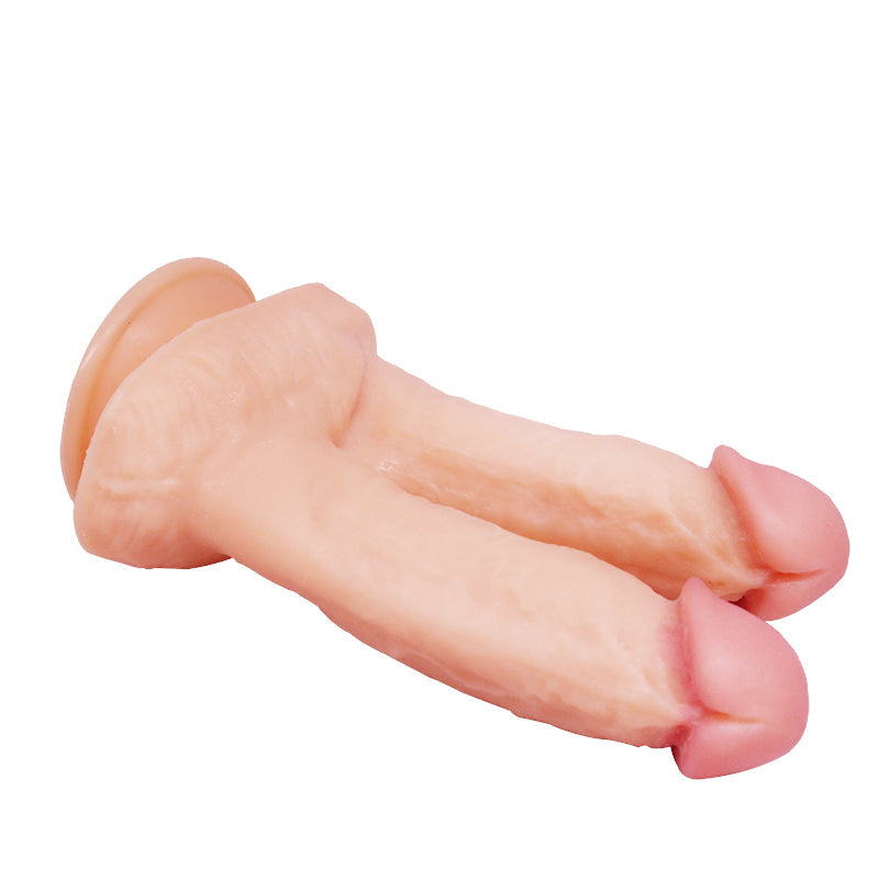 Doppeldildo mit Saugnapf
