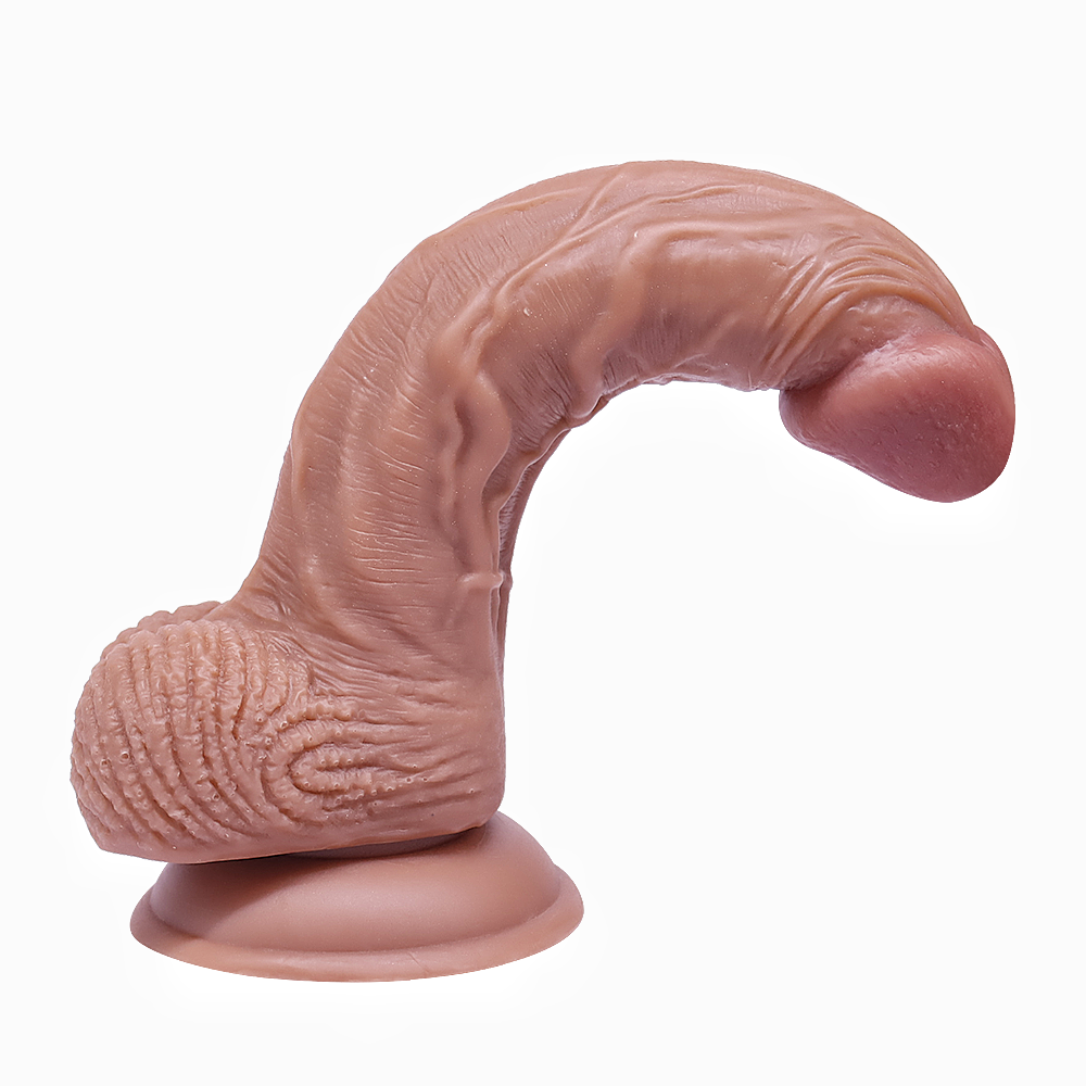 Silikon-Dildo mit Saugnapf