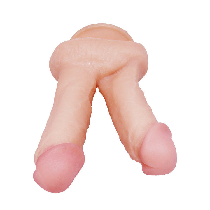 Zwei realistische Dildo-Aufsätze