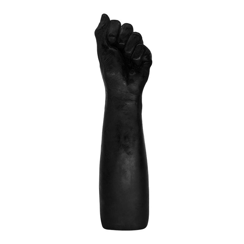 Schwarzer Arm in Faustform