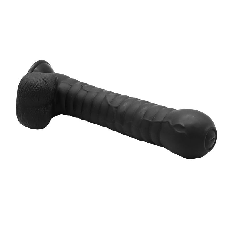 Schwarzes, phallusförmiges Sexspielzeug