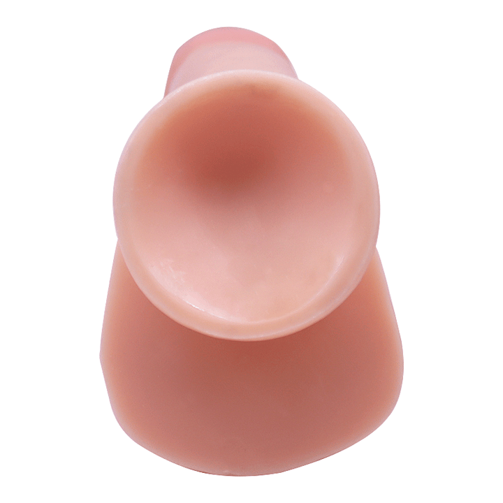 Rosa, zylinderförmiges Objekt, oben geöffnet