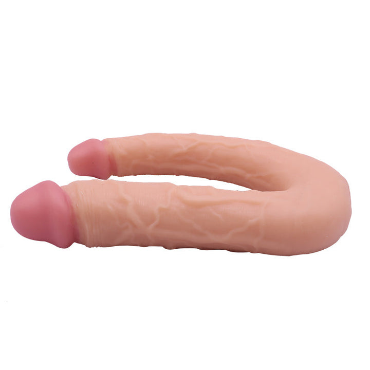Doppelseitiger Dildo mit Adern
