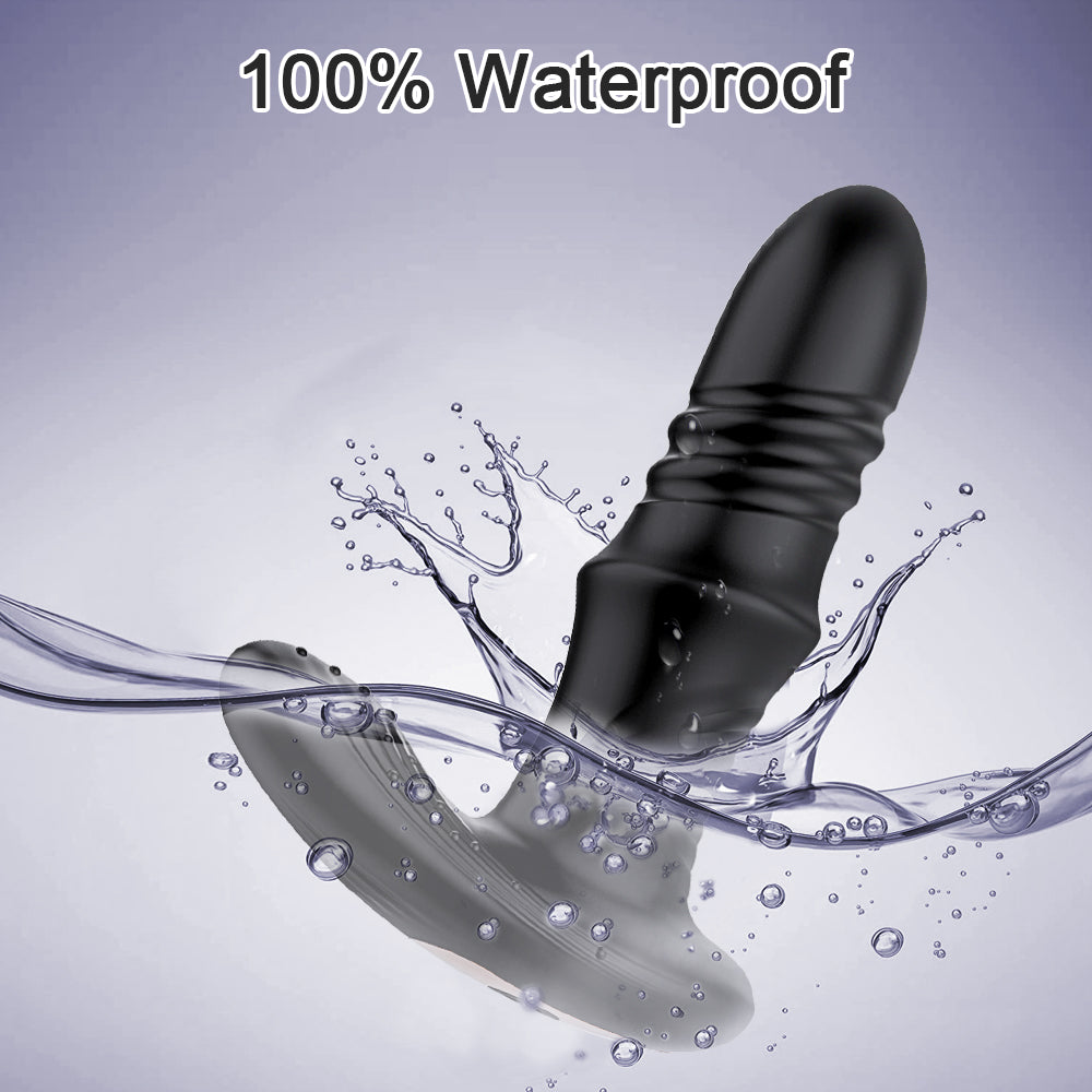 Wasserdichtes schwarzes Sexspielzeug