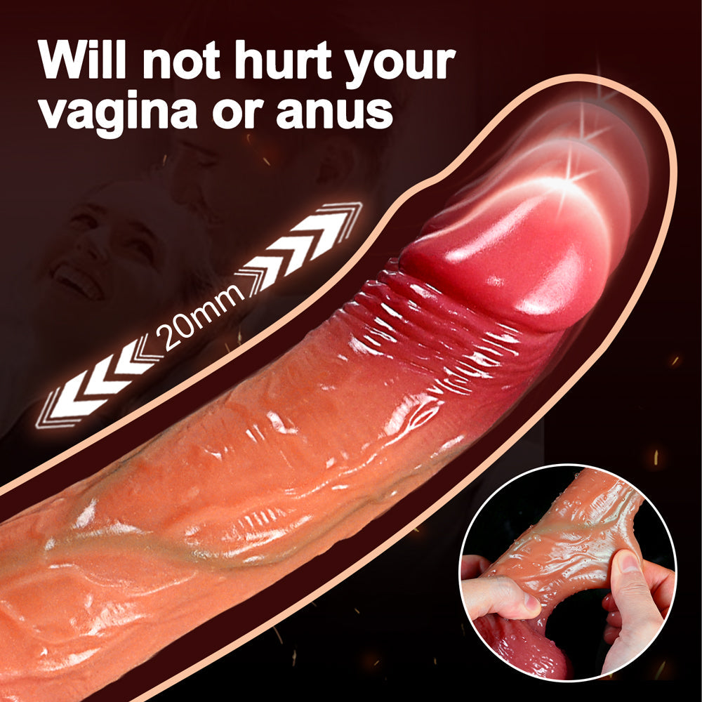 Realistischer Dildo mit Text