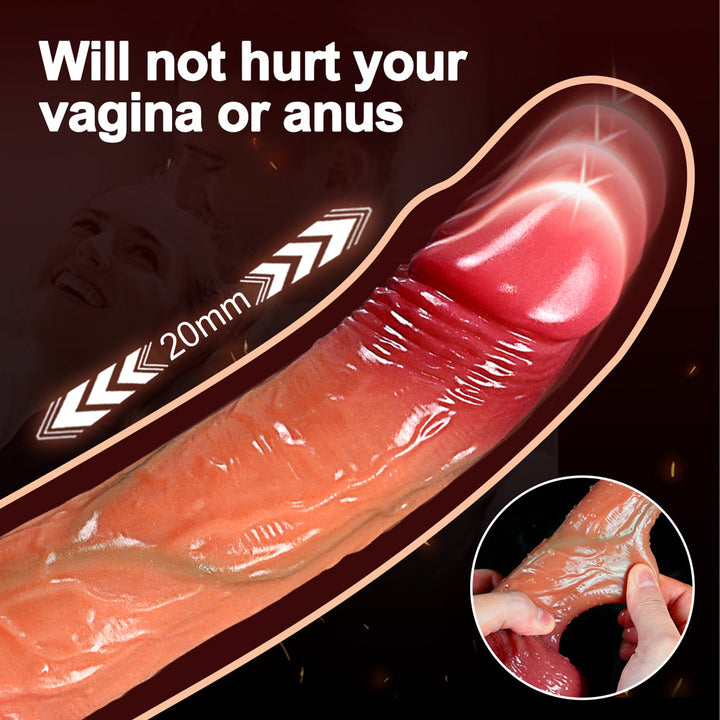 Realistischer Dildo mit Text