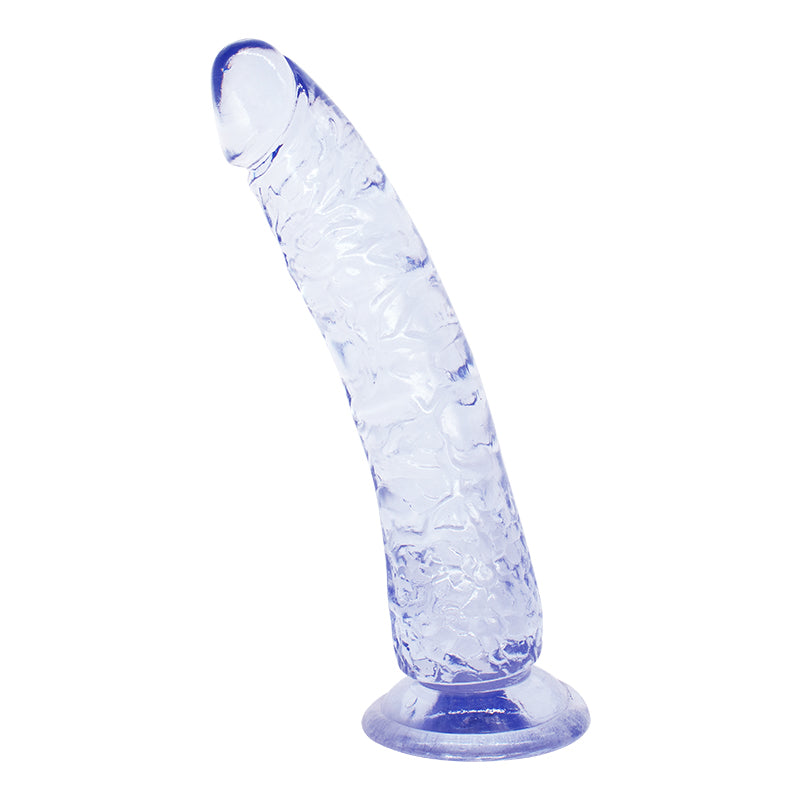 Durchsichtiger Dildo mit Saugnapf
