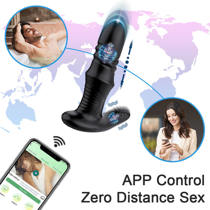 Masturbator mit App-Steuerung, Weltkarte