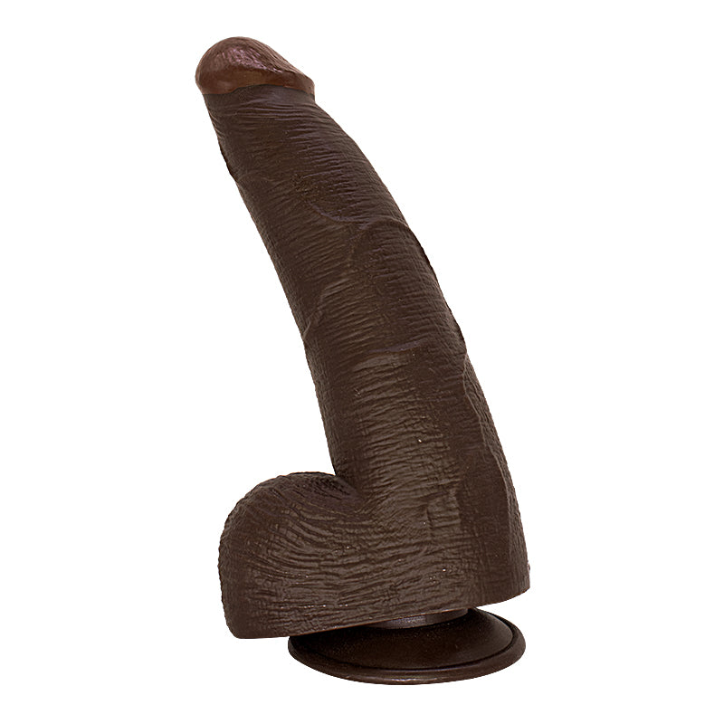Dildo mit Saugnapf, dunkelbraun