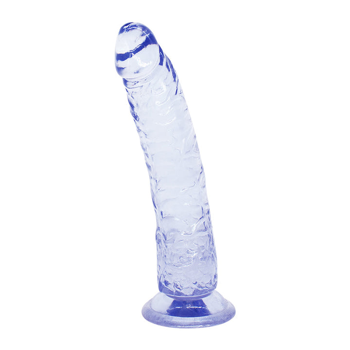 Klarer Dildo mit Saugnapf