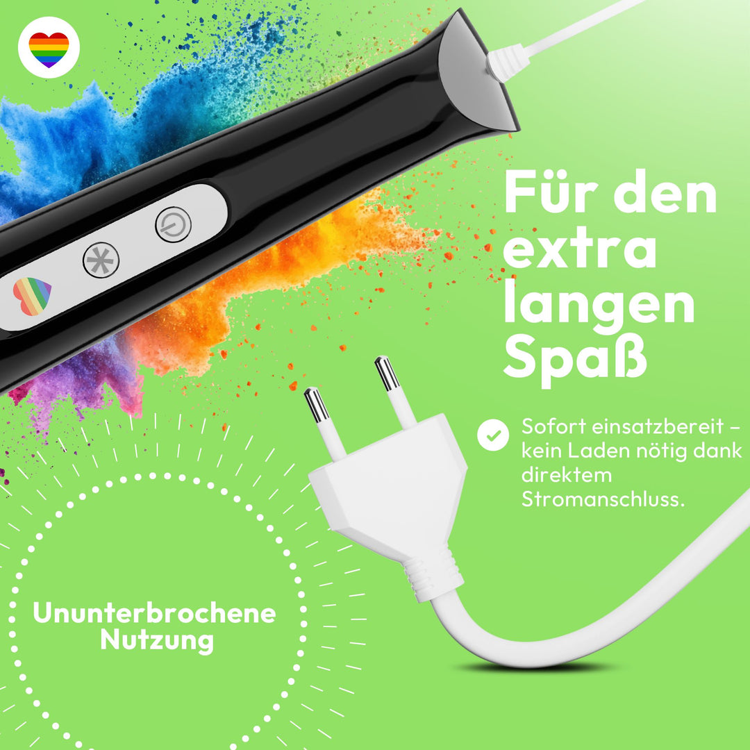 marielove Magic Wand Vibrator Magic Wand Netz Schwarz