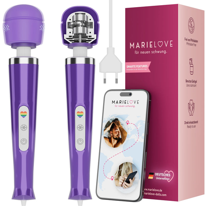 marielove Magic Wand Vibrator Magic Wand Netz Lila