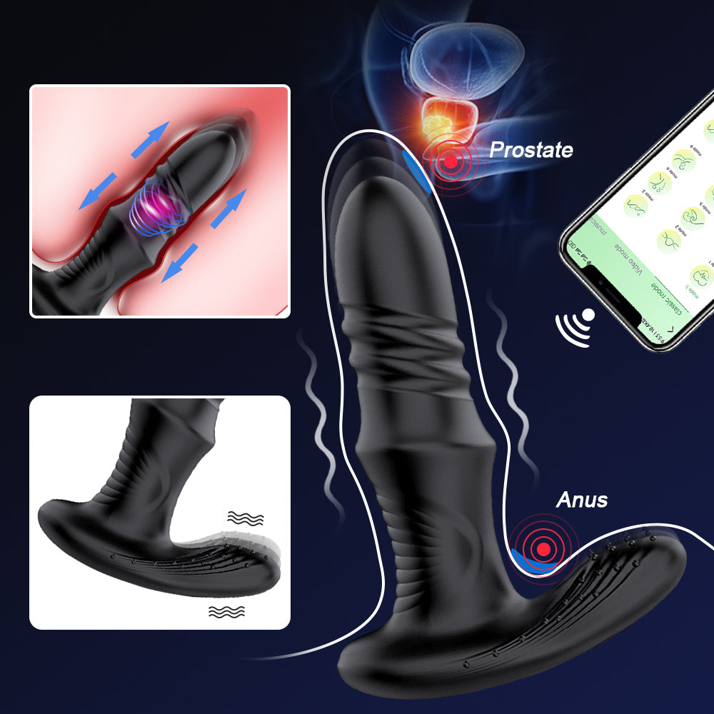 Prostata-Massagegerät mit Fernbedienung