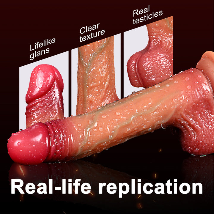 Realistische Nachbildung eines Dildos