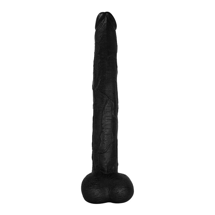 Schwarzer Dildo in Penisform