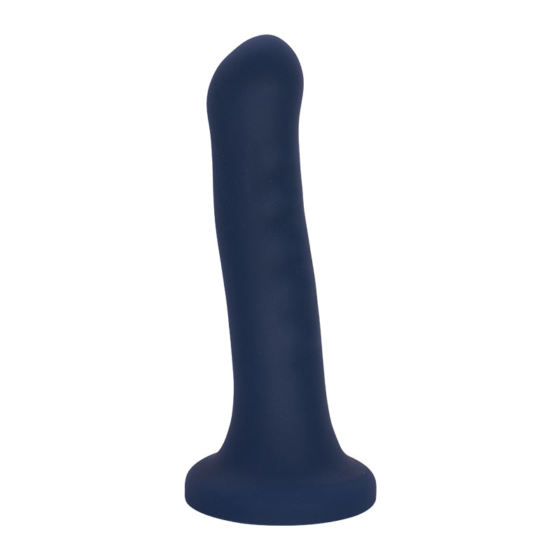 Dunkelblauer Dildo mit Saugnapf