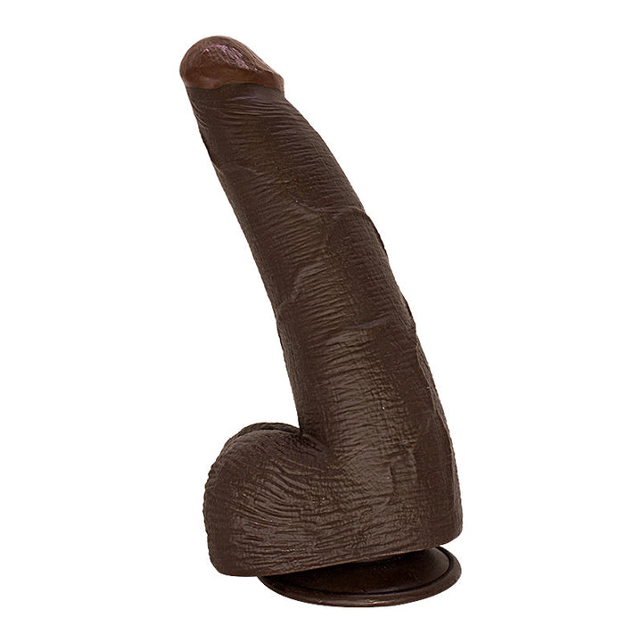 Dildo mit Saugnapf, dunkelbraun