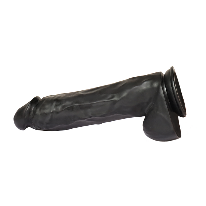 Schwarzer Dildo in Penisform