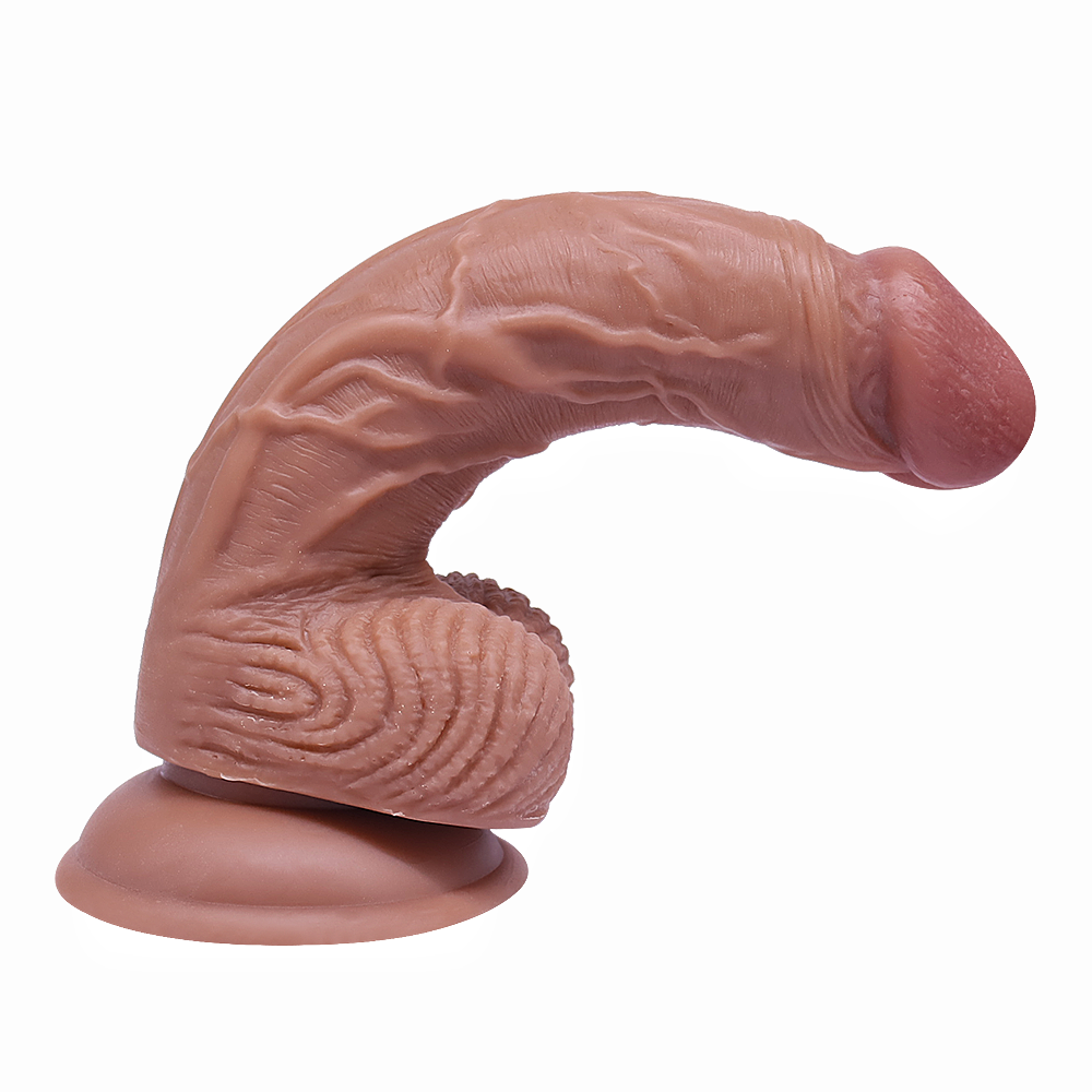 Realistischer Dildo mit Saugnapf