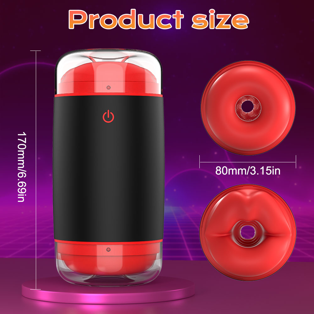 Elektrischer Masturbator Blowjob Simulator GM-571