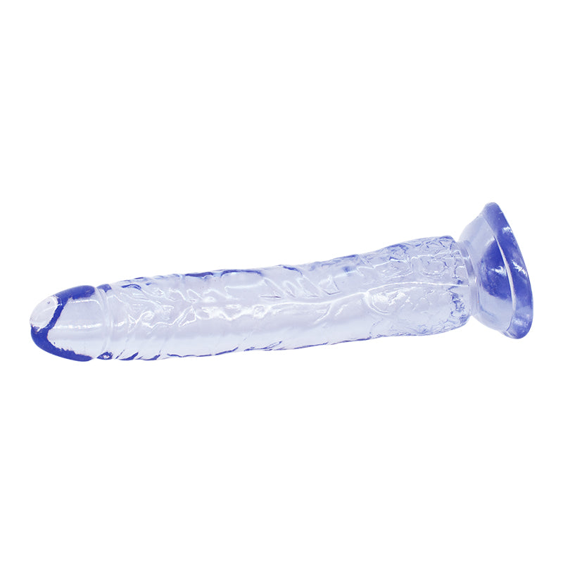 Klarer Dildo mit Saugnapf