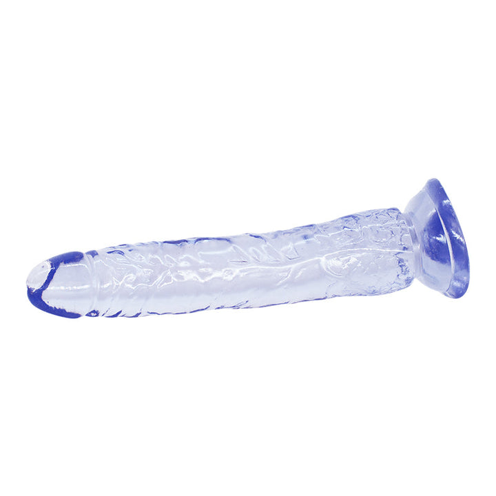 Klarer Dildo mit Saugnapf