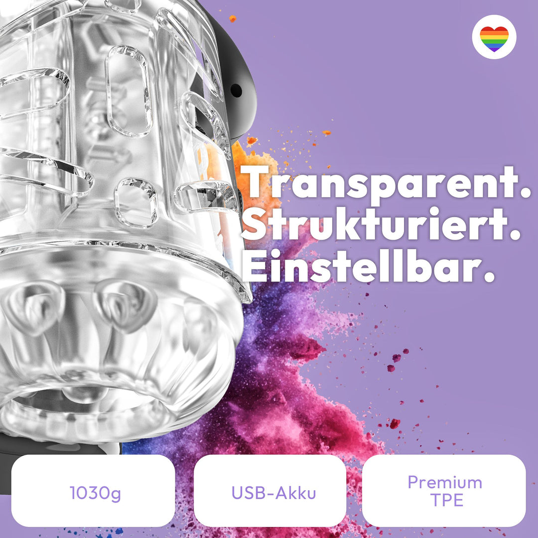Elektrischer Masturbator mit Smartphone Halterung Game flight cup / The champion