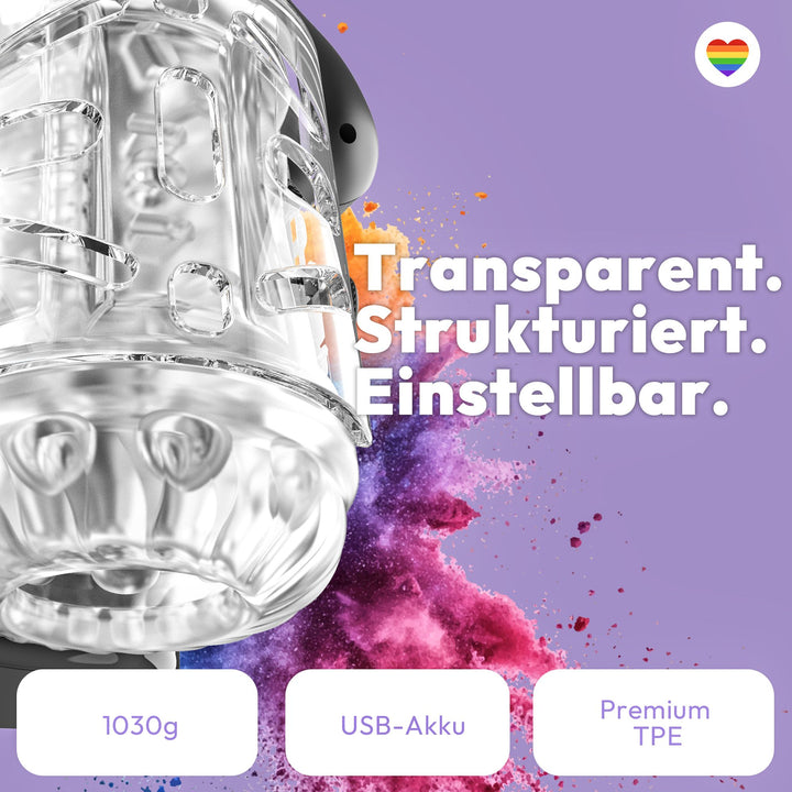 Elektrischer Masturbator mit Smartphone Halterung Game flight cup / The champion