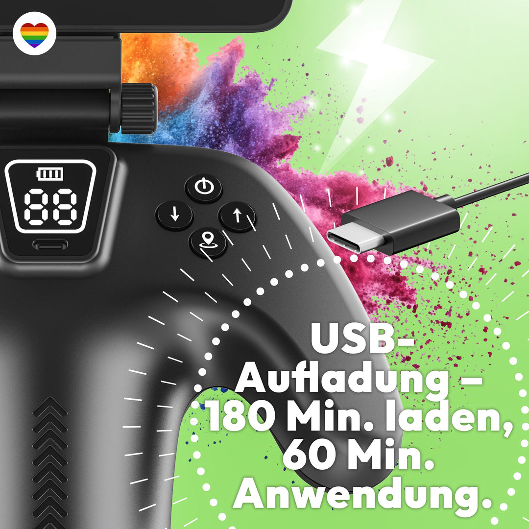 Elektrischer Masturbator mit Smartphone Halterung Game flight cup / The champion